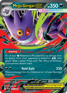 2025 Mega Gengar ex #56 Phantasmal Flames