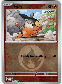 2026 Tepig (Energy Reverse) #29 Ascended Heroes