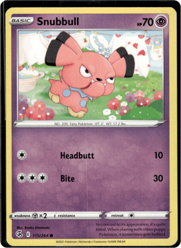 2021 Snubbull #115 Fusion Strike