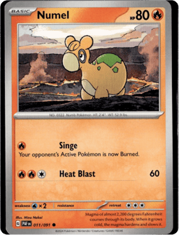 2024 Numel #11 Paldean Fates