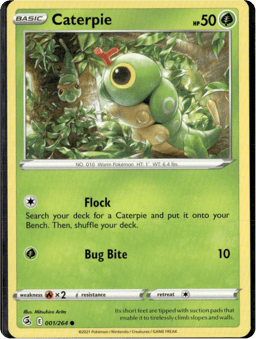 2021 Caterpie #1 Fusion Strike