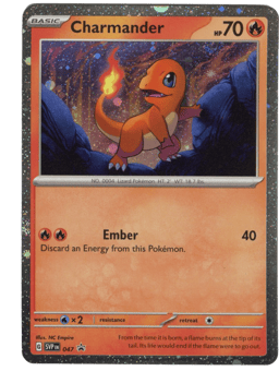 2023 Charmander #47 Scarlet & Violet Black Star Promos