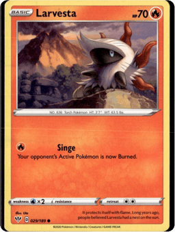 2020 Larvesta #29 Darkness Ablaze