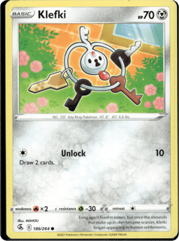 2021 Klefki #186 Fusion Strike