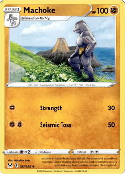 2022 Machoke #87 Lost Origin