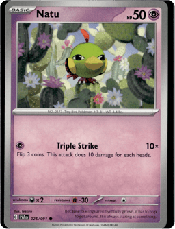 2024 Natu #25 Paldean Fates