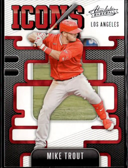2021 Mike Trout #I-7 Absolute Icons