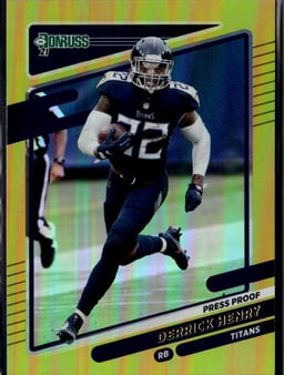 2021 Derrick Henry #14 Donruss Press Proof