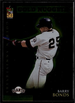2000 Barry Bonds #GA17 Gold Nuggets