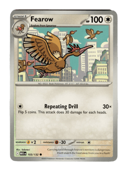 2025 Fearow #103 Mega Evolution