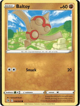 2021 Baltoy #144 Fusion Strike