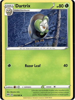 2020 Dartrix #12 Darkness Ablaze
