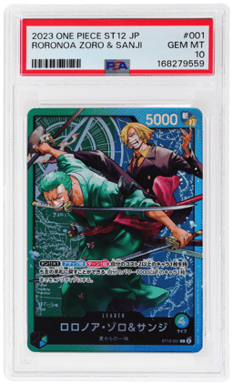 2023 One Piece Starter Deck 12 Japanese Roronoa Zoro/Sanji #ST12-001 PSA 10