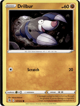 2021 Drilbur #147 Fusion Strike