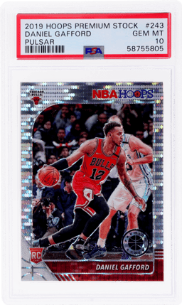 2019 Hoops Premium Stock Pulsar Prizm Daniel Gafford #243 PSA 10