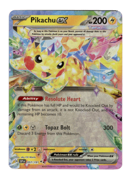 2024 Pikachu ex #57 Surging Sparks