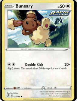 2021 Buneary #212 Fusion Strike