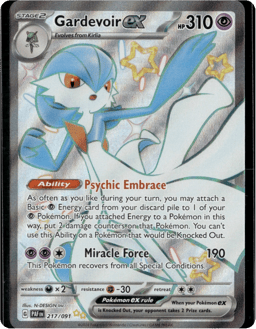 2024 Gardevoir ex #217 Paldean Fates