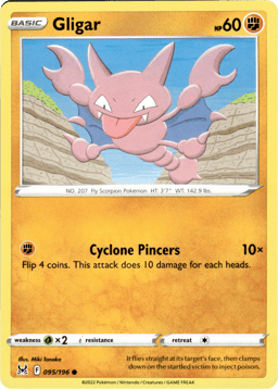 2022 Gligar #95 Lost Origin