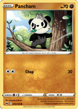 2023 Pancham #72 Crown Zenith