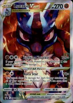 2019 Lucario VSTAR #SWSH291 SWSH Black Star Promos