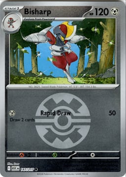 2026 Bisharp (Ball Reverse Holofoil) #147 Ascended Heroes
