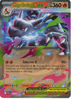 2025 Mega Charizard X ex #13 Phantasmal Flames