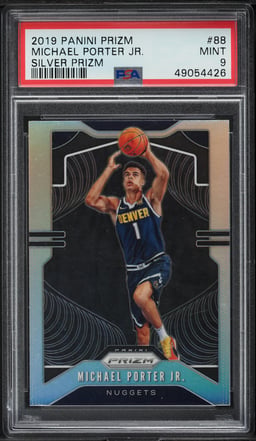 2019 Panini Prizm Silver Michael Porter Jr. #88 PSA 9 MINT