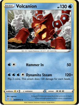 2021 Volcanion #25 Shining Fates