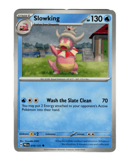 2025 Slowking #19 Prismatic Evolutions