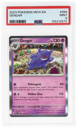 2023 Pokemon Scarlet and Violet 151 Gengar #094 PSA 9