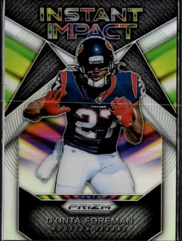 2017 D'Onta Foreman #19 Prizm Instant Impact