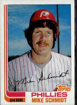 1982 Mike Schmidt #100 Baseball