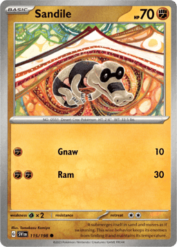 2023 Sandile #115 Scarlet & Violet