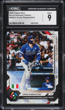 2026 Topps Now World Baseball Classic Vinnie Pasquantino #WB24 CGC 9 MINT