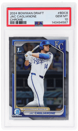 2024 Bowman Draft Chrome Jac Caglianone #BDC-8 PSA 10