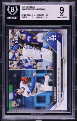 2025 Topps Now Shohei Ohtani #884 BGS 9 MINT