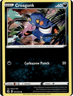 2021 Croagunk #165 Fusion Strike