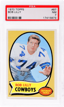 1970 Topps Bob Lilly #87 PSA 7