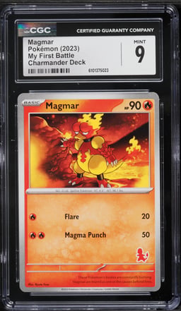 2023 Pokemon My First Battle Charmander Deck Magmar CGC 9 MINT