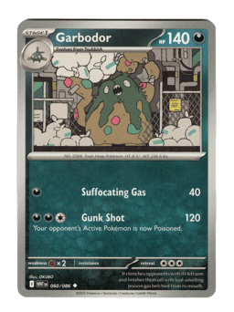 2025 Garbodor #60 White Flare