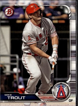 2019 Mike Trout #1 Bowman