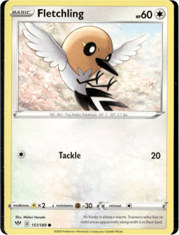 2020 Fletchling #151 Darkness Ablaze