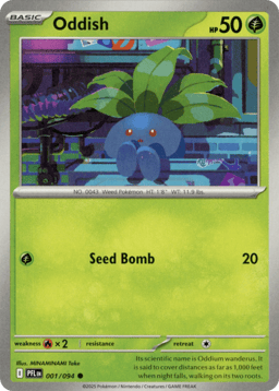 2025 Oddish #1 Phantasmal Flames