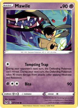 2022 Mawile #71 Lost Origin
