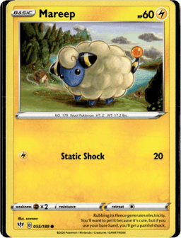2020 Mareep #55 Darkness Ablaze