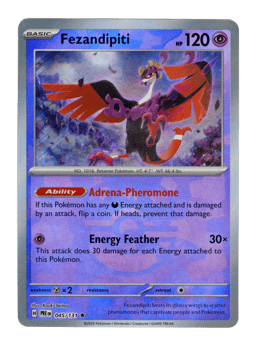 2025 Fezandipiti  (Master Ball) #45 Prismatic Evolutions