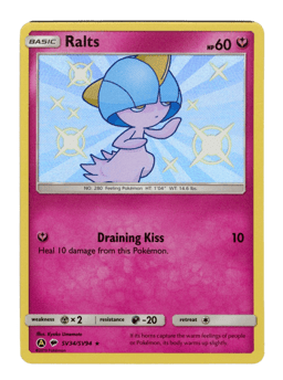 2019 Ralts #SV34 Hidden Fates