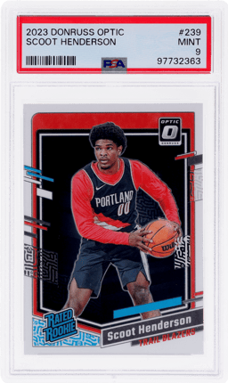 2023 Donruss Optic Rated Rookie Scoot Henderson #239 PSA 9