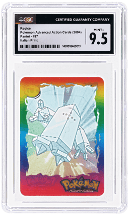2004 Pokemon Advanced Action Regice #97 CGC 9.5
